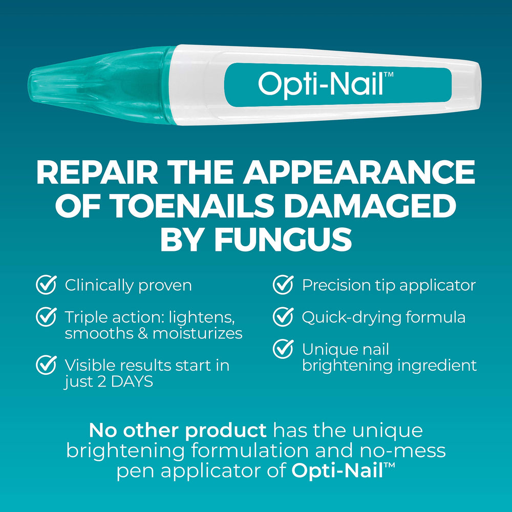 Opti-Nail quick-application visual demonstrates easy at-home care.