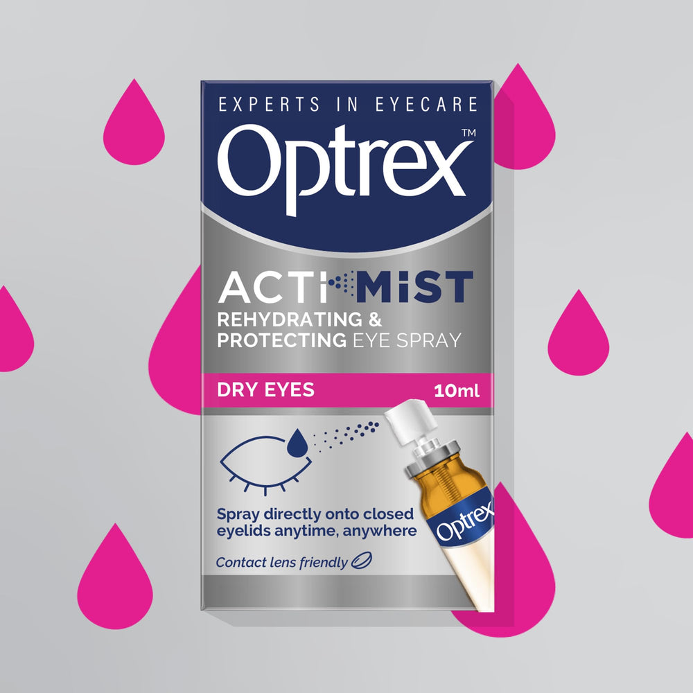 Optrex ActiMist dual-action spray for rehydration and eye protection