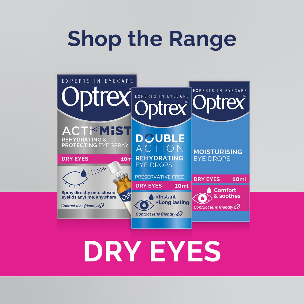 Optrex ActiMist travel packaging ideal for trips and purses