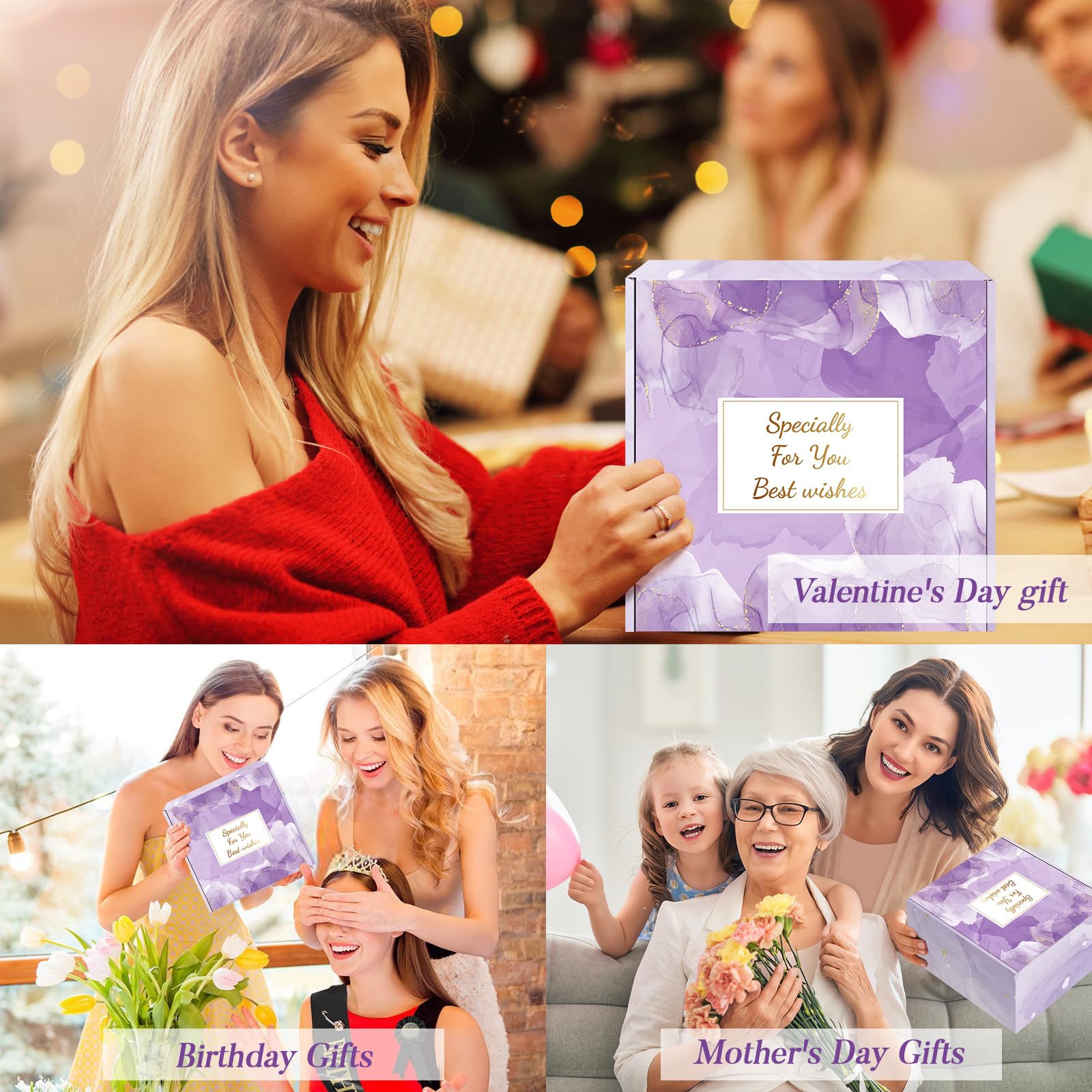 Oralaqua gift box and card present an elegant gifting moment.