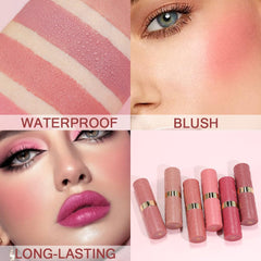 ORANOT 6pc matte lipstick rose red swatches deliver bold, durable lip color.