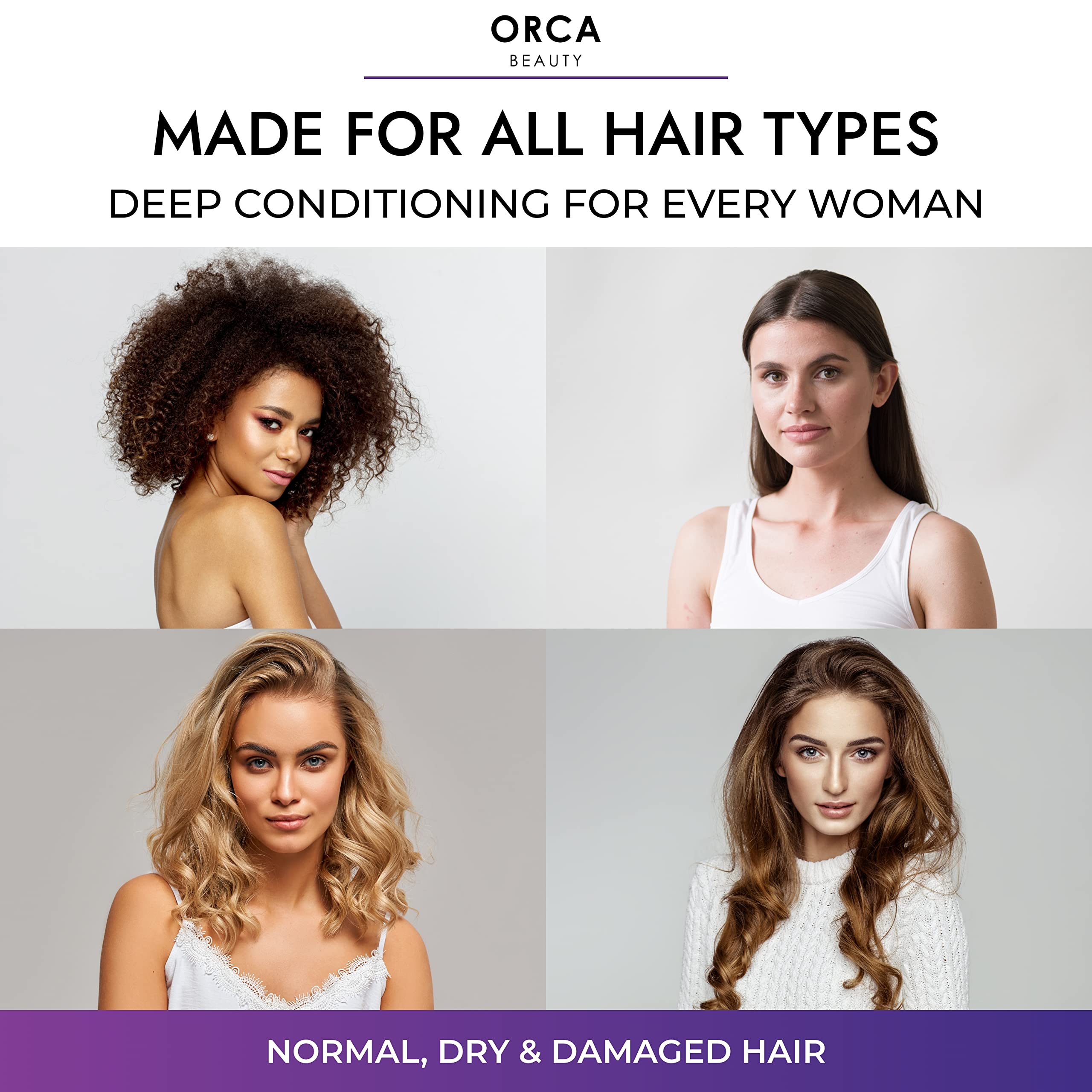Orca Beauty natural ingredients pack emphasizes a clean formula with DHT blockers