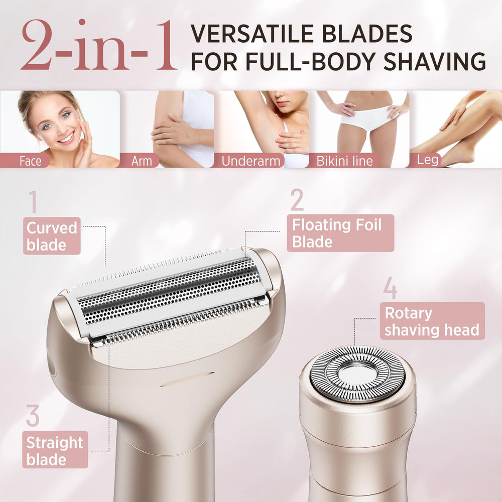 Orchrose hypoallergenic foil close shave reduces irritation for sensitive skin.
