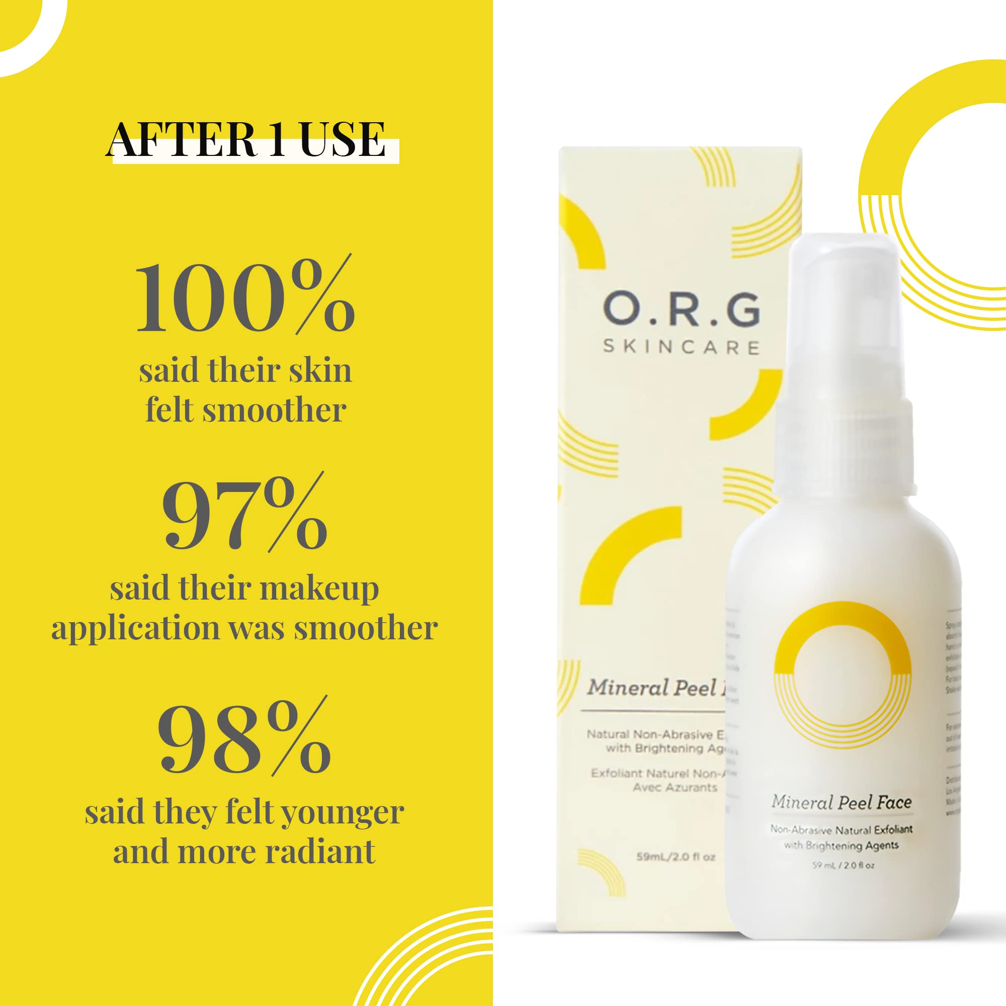 ORG Skincare natural ingredients bottle highlights jojoba oil for hydration