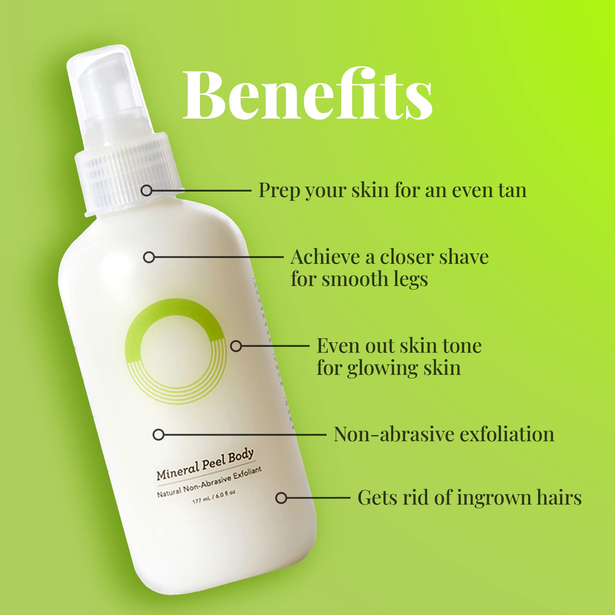 ORG Skincare body scrub texture closeup highlights mineral formula for gentle exfoliation.