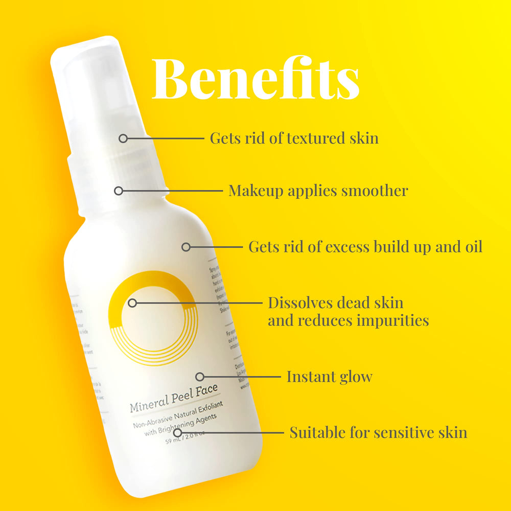 ORG Skincare mineral powder texture hints at brightening exfoliation effect