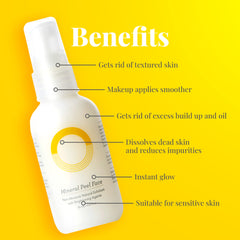 ORG Skincare mineral powder texture hints at brightening exfoliation effect