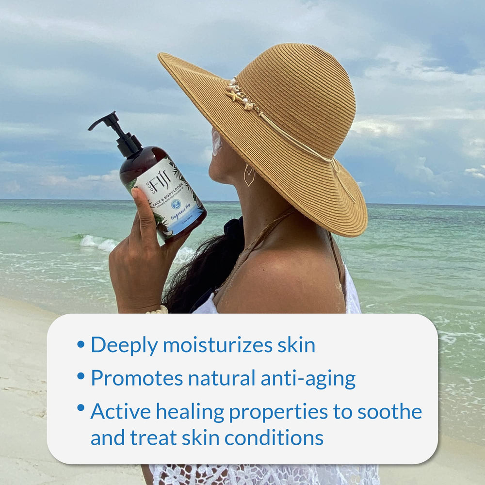 Coco Fiji fragrance-free packaging and label