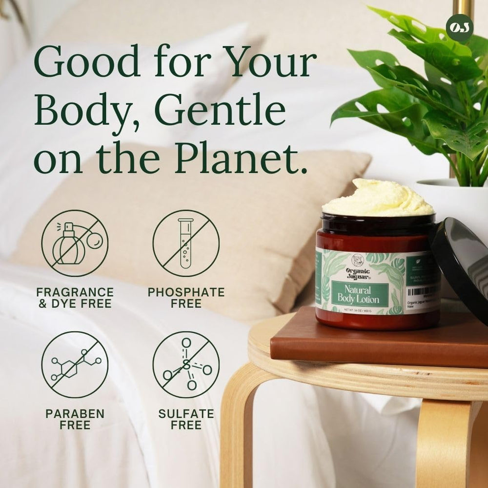 Organic Jaguar packaging-plastic-free highlights eco-friendly sustainability for skincare.