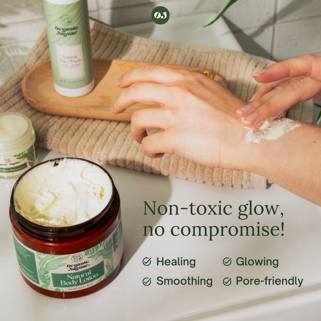 Organic Jaguar usa-made-lotion demonstrates quality craftsmanship and local production.