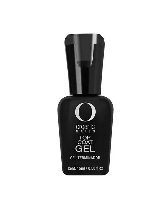 Organic Nails Top Gel Coat bottle front showing eco-friendly formula and finish
