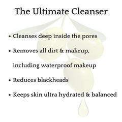 Organys cleansing oil makeup-removal action dissolves waterproof makeup.