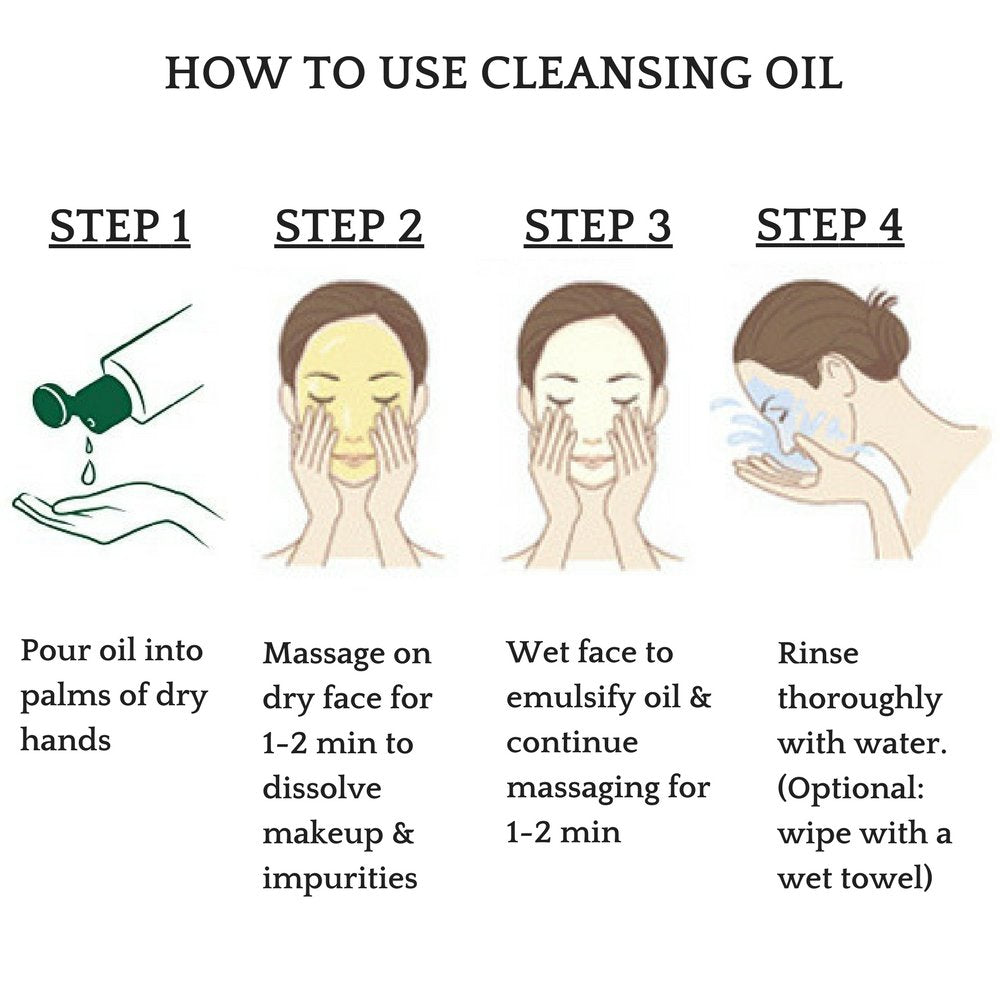 Organys cleansing oil texture close-up highlights silky cleansing action.