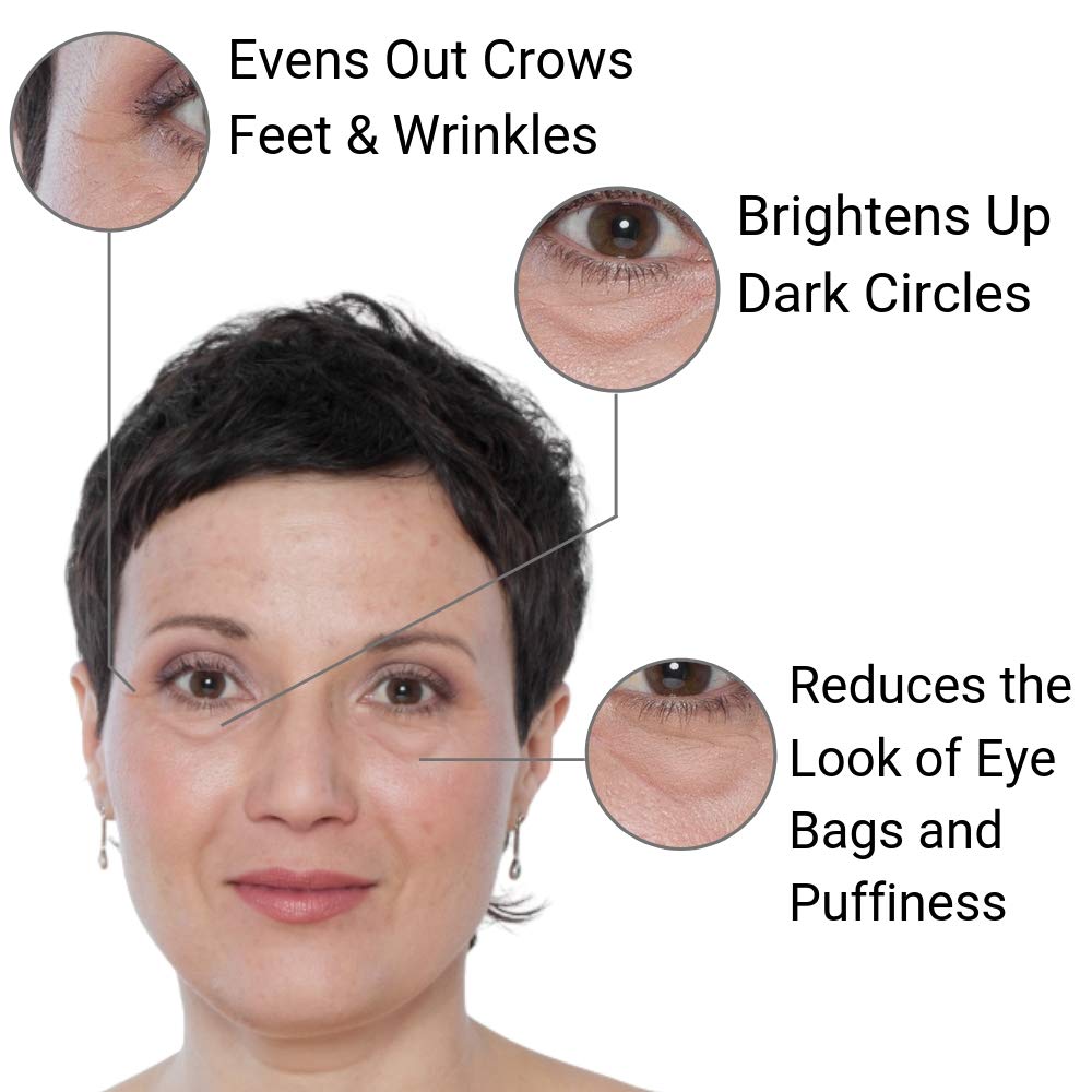 Organys Spark Eye Formula ingredient blend with pro-collagen peptides for smoother wrinkles.