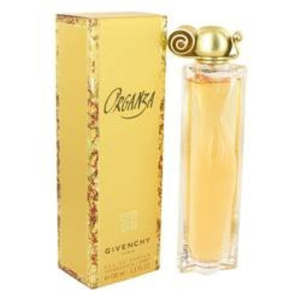 Organza by Givenchy packaging showing new-in-box status for gifting.