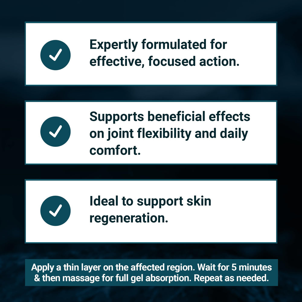 Orgono Living Silica gel dermal absorption visual emphasizes targeted skin delivery.