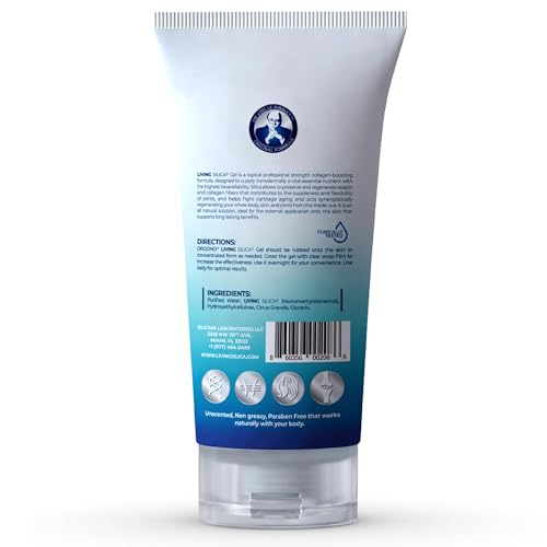 Orgono Living Silica gel texture closeup highlighting smooth application and absorption.