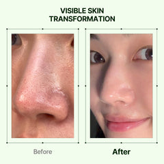 Orien Mugwort Zero Film Cleansing Oil texture close-up reveals smooth, non-greasy feel after application.