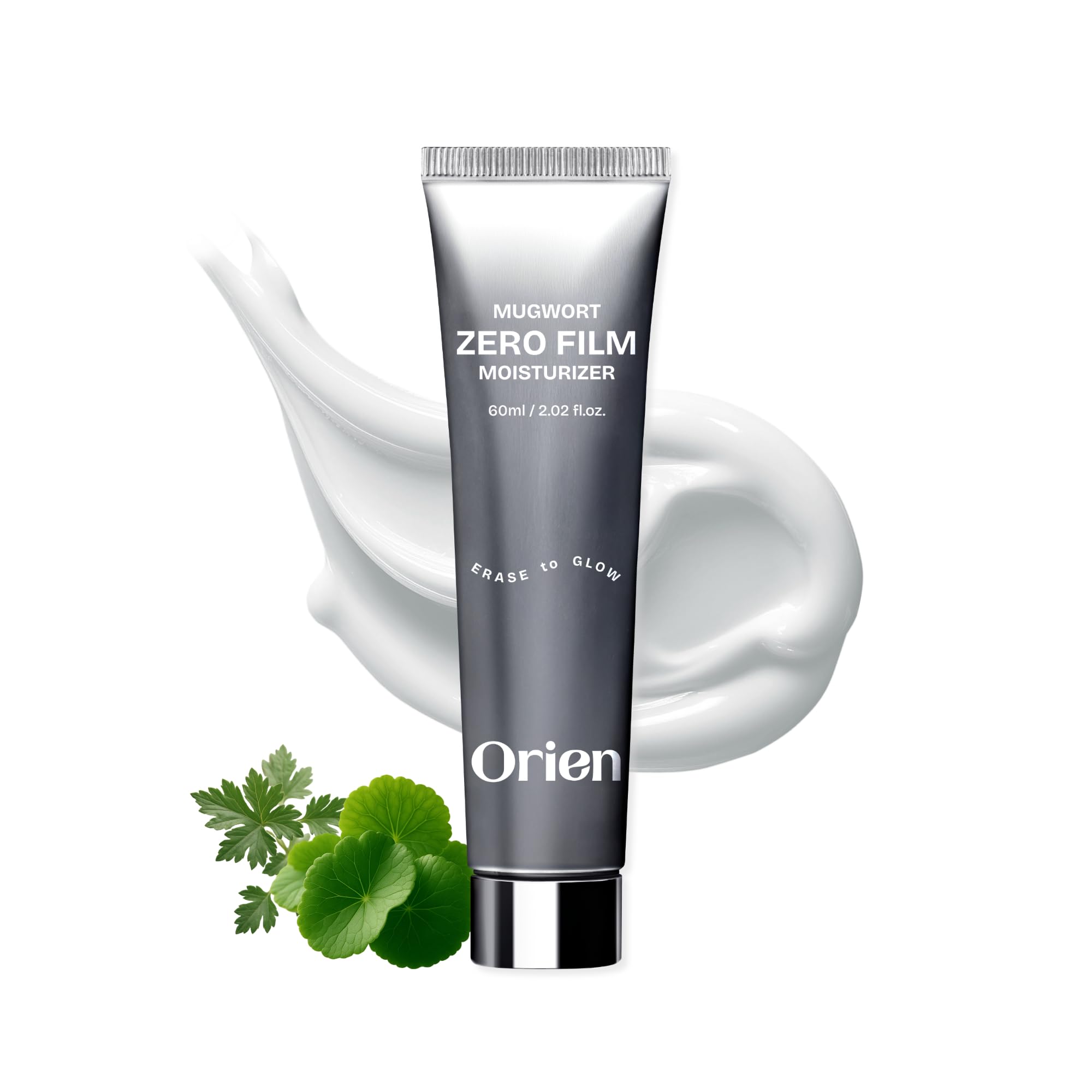 Orien Mugwort Zero Film Moisturizer jar delivers lightweight hydration for daily use.