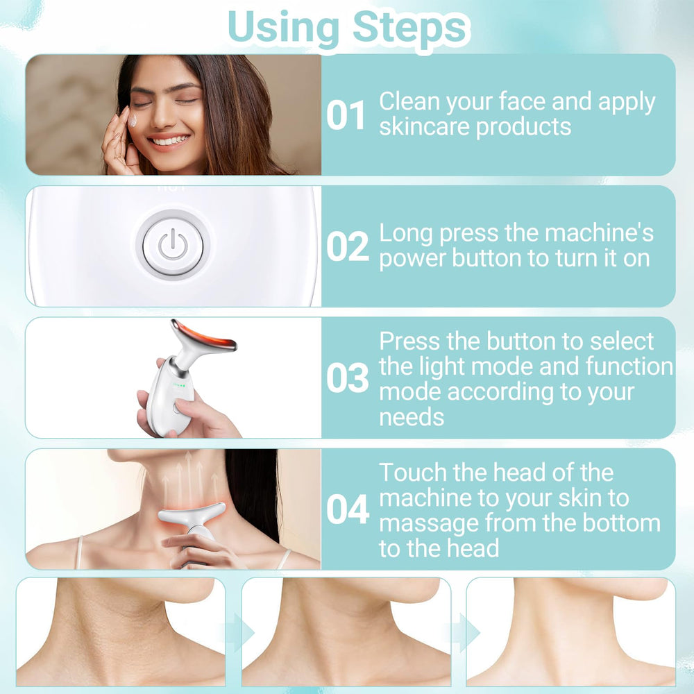 Oriflame daily-use-skin-care-tool-on-dresser illustrates easy home routine and long battery life.