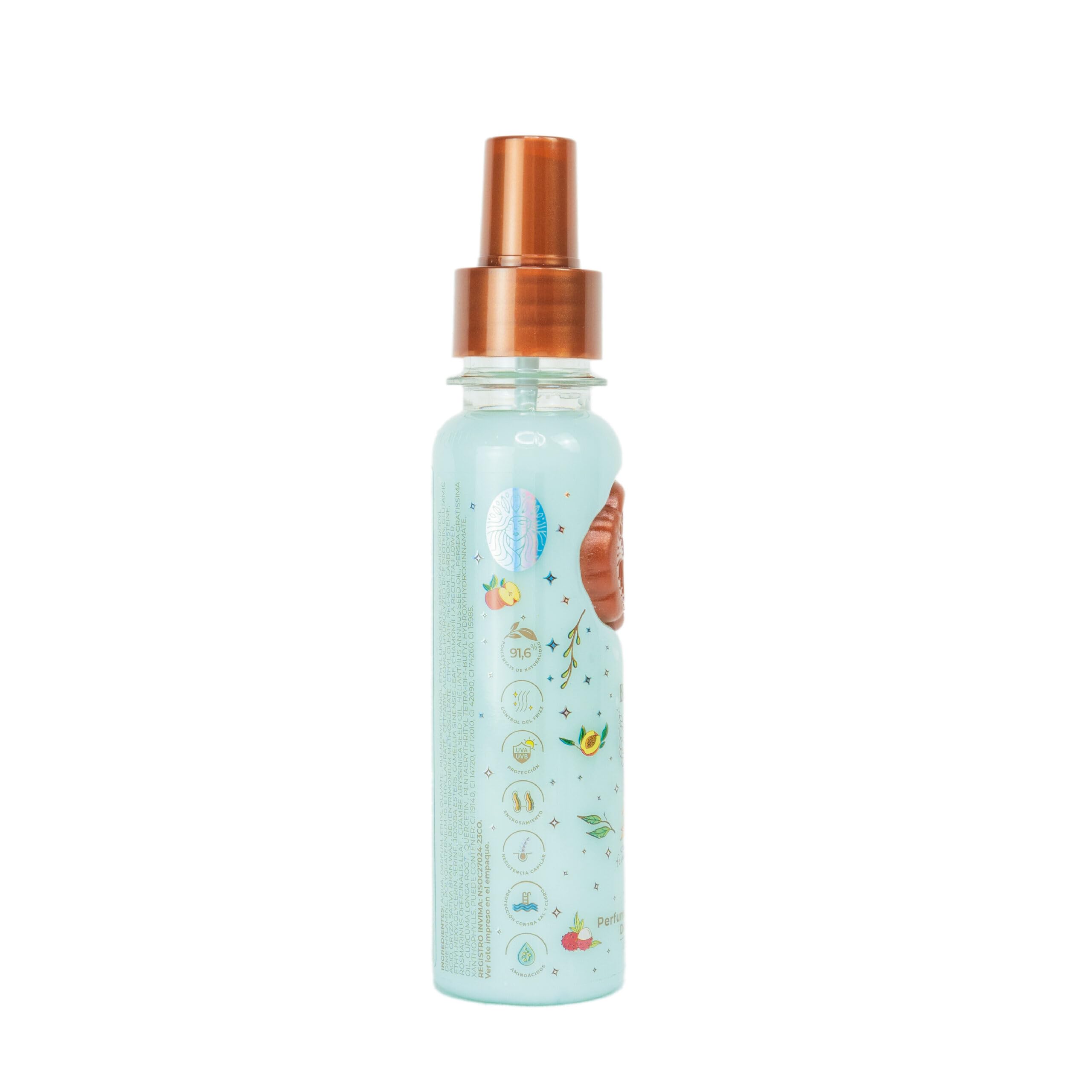 Origen Botánico perfume hair ritual Jasmine Vanilla aroma emphasizes long-lasting scent during daily styling.