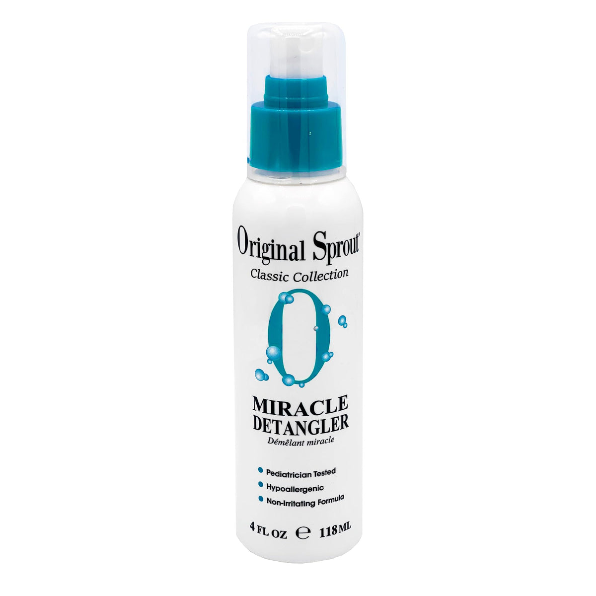 Original Sprout Miracle Detangler bottle front showing versatile leave-in care for all hair types