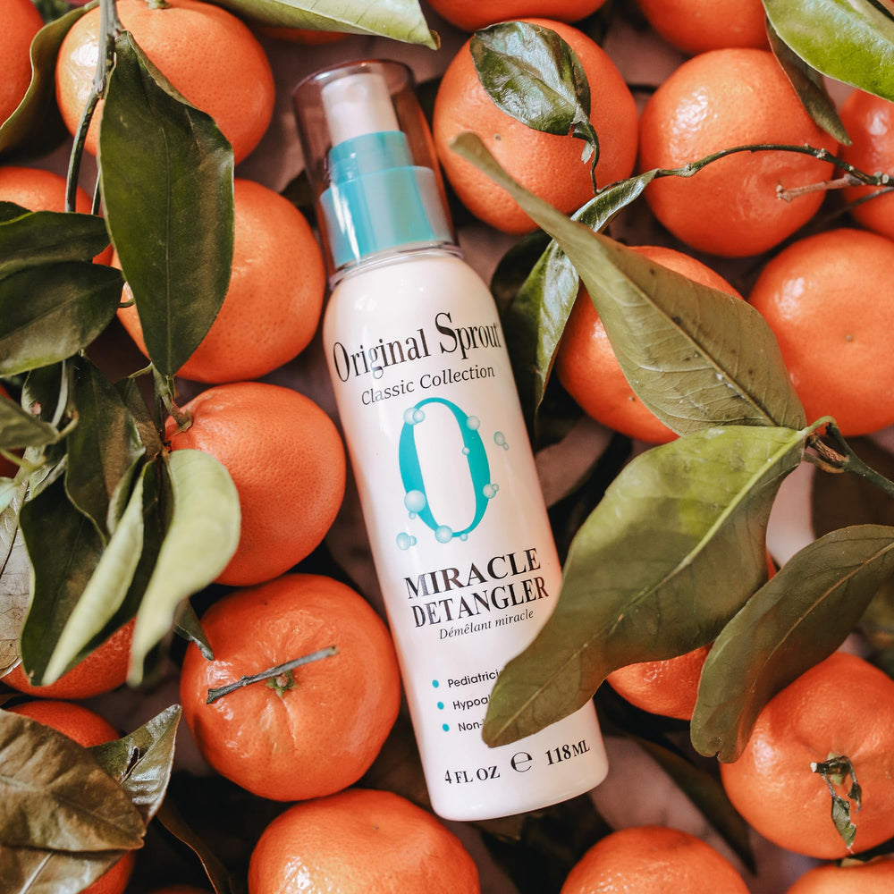Miracle Detangler spritz application about easy detangling and smooth brushing