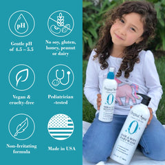 Hair strands feel soft and manageable after using Original Sprout Miracle Detangler Spray.