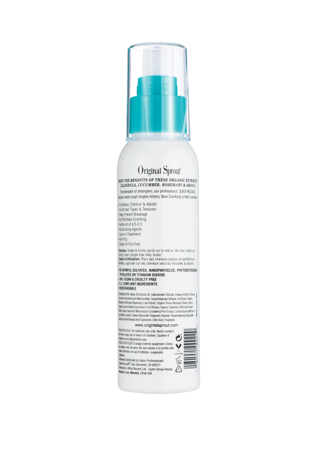Vegan and cruelty-free logo highlighting ethical hair care