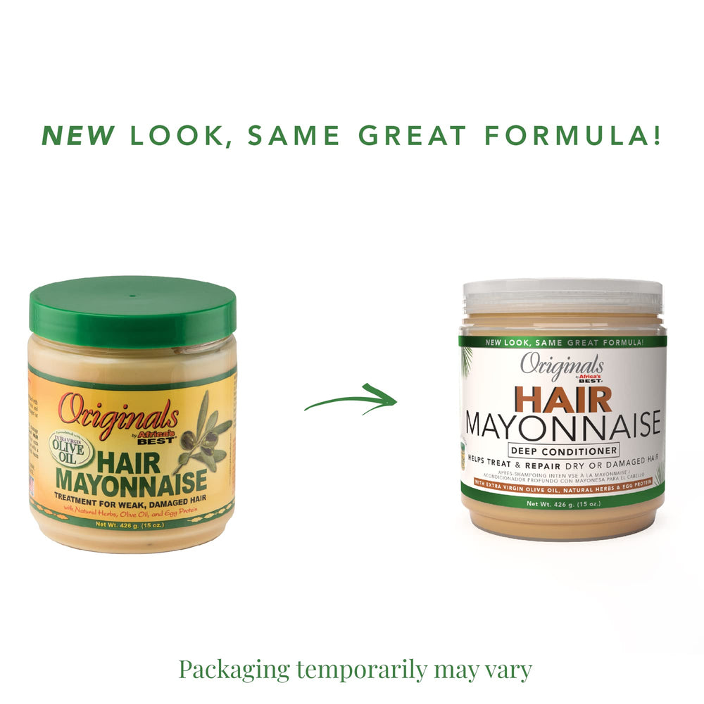 Originals by Africa's Best egg-protein closeup highlights strengthening for weak strands.