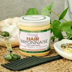 Originals by Africa's Best herbal extracts visual emphasizes vitamins and nutrients for healthier hair.
