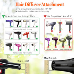Orista Finds hair diffuser demonstrates curly-definition for natural, bouncy curls.