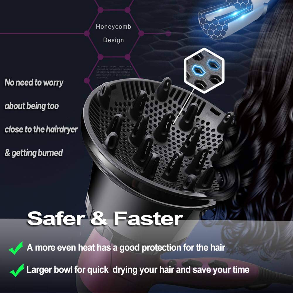 Orista Finds hair diffuser delivers even heat for consistent drying and defined curls.