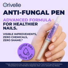 Orivelle Nail Fungus Pen precision applicator in action for precise care.