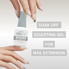 Orly Builder In A Bottle brush-on application demonstrates easy at-home nails with professional-grade control