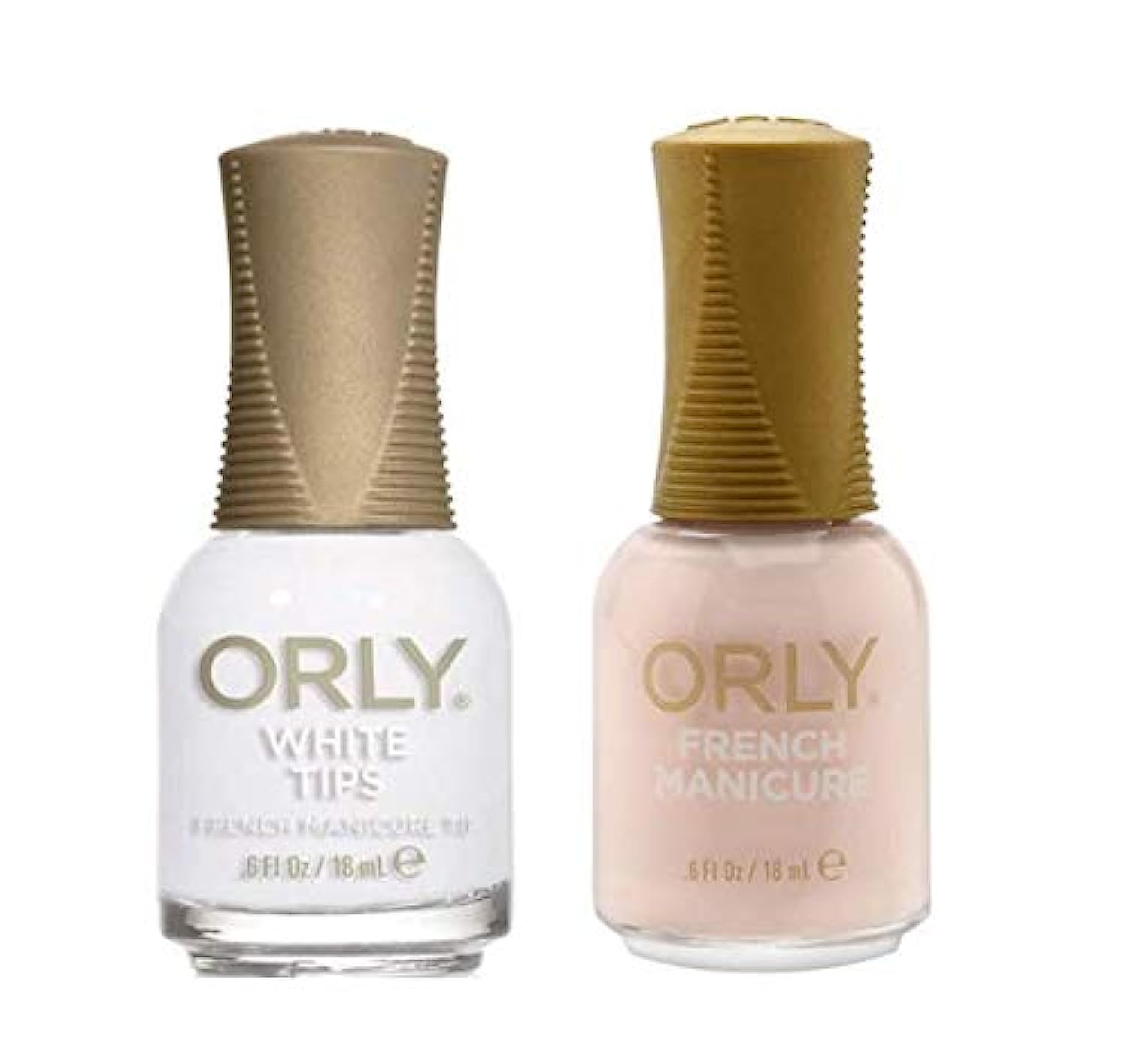 Orly French Manicure Duo Kit with White Tips and Pink Nude for natural or classic French looks.