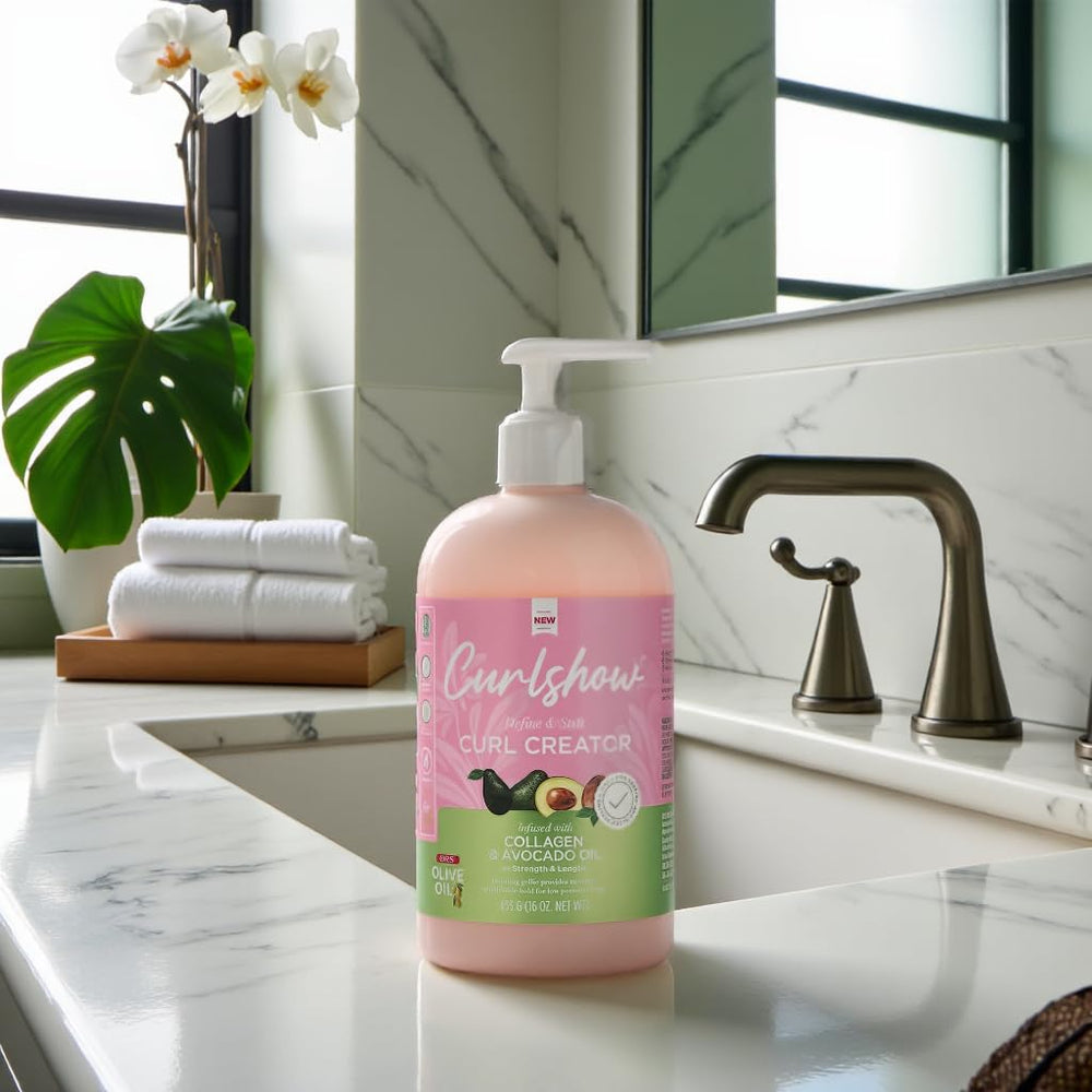 ORS Curlshow medium hold without crunch or flakage for natural style