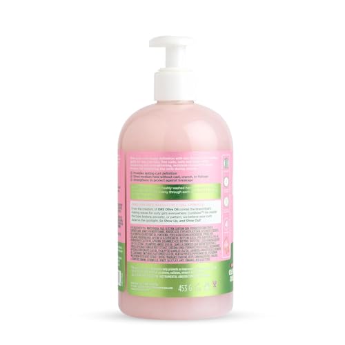 ORS Olive Oil Curlshow ingredients highlight collagen and avocado oil for strength