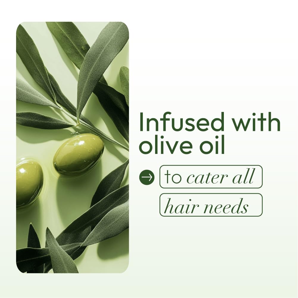 ORS Olive Oil Professional elasticity and shine-focused moisturization in action.