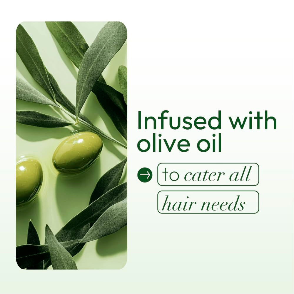 ORS Olive Oil Professional elasticity and shine-focused moisturization in action.