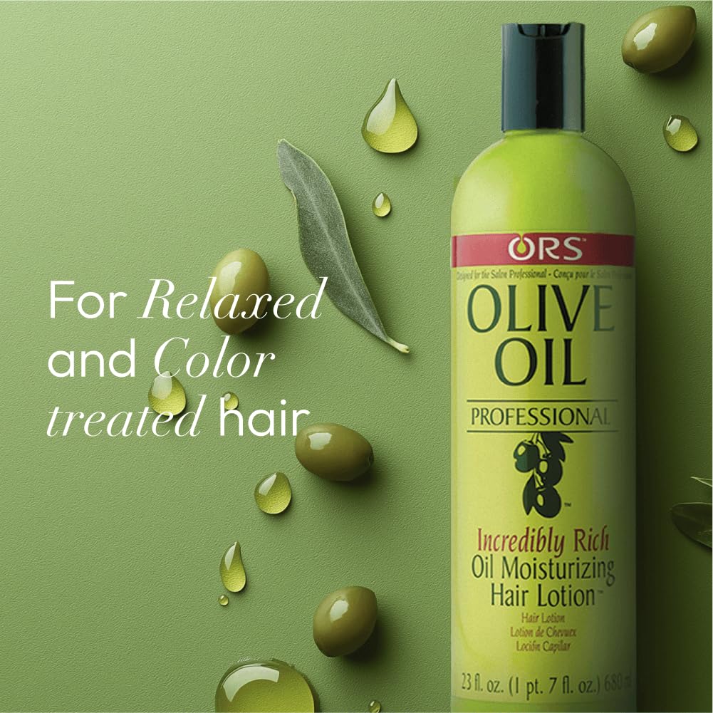 ORS Olive Oil Professional moisture balance aiding manageable hair.