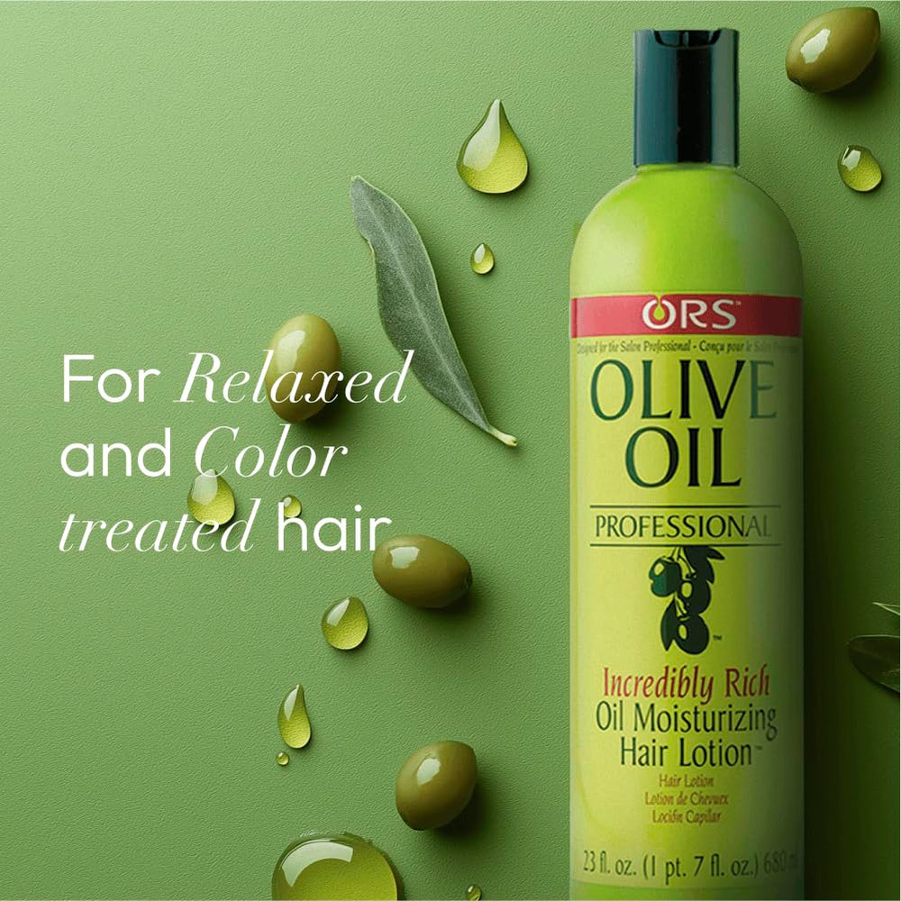 ORS Olive Oil Professional moisture balance aiding manageable hair.