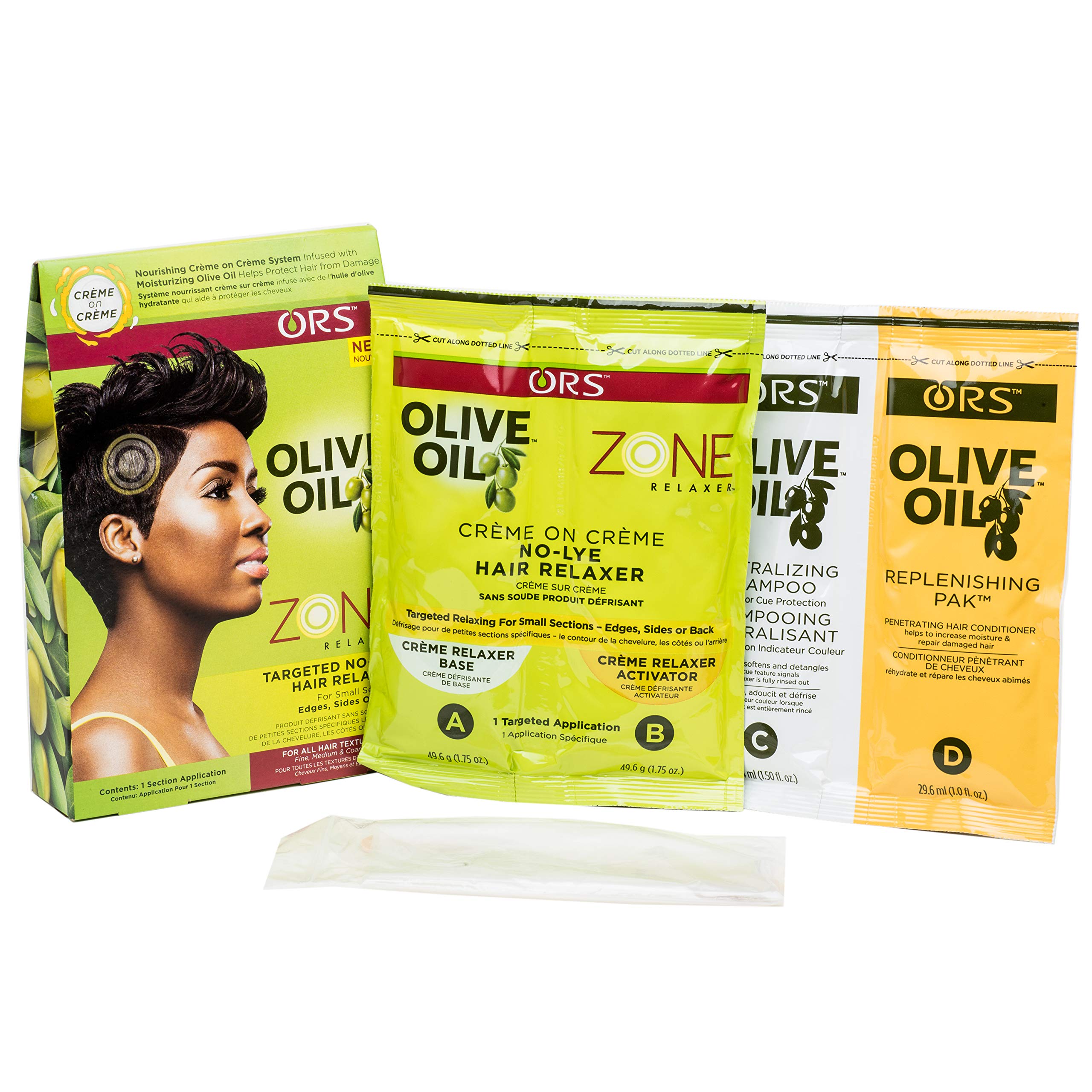 ORS Olive Oil Zone Relaxer Edges Precision captures targeted zoning benefits.
