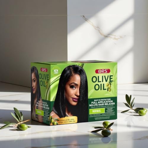 ORS Relaxed hair shows smoothness and shine after treatment.