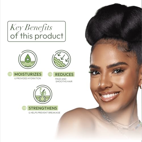 ORS Olive Oil Hair Lotion adds radiant shine for a sleek finish