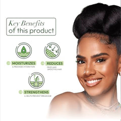 ORS Olive Oil Hair Lotion adds radiant shine for a sleek finish