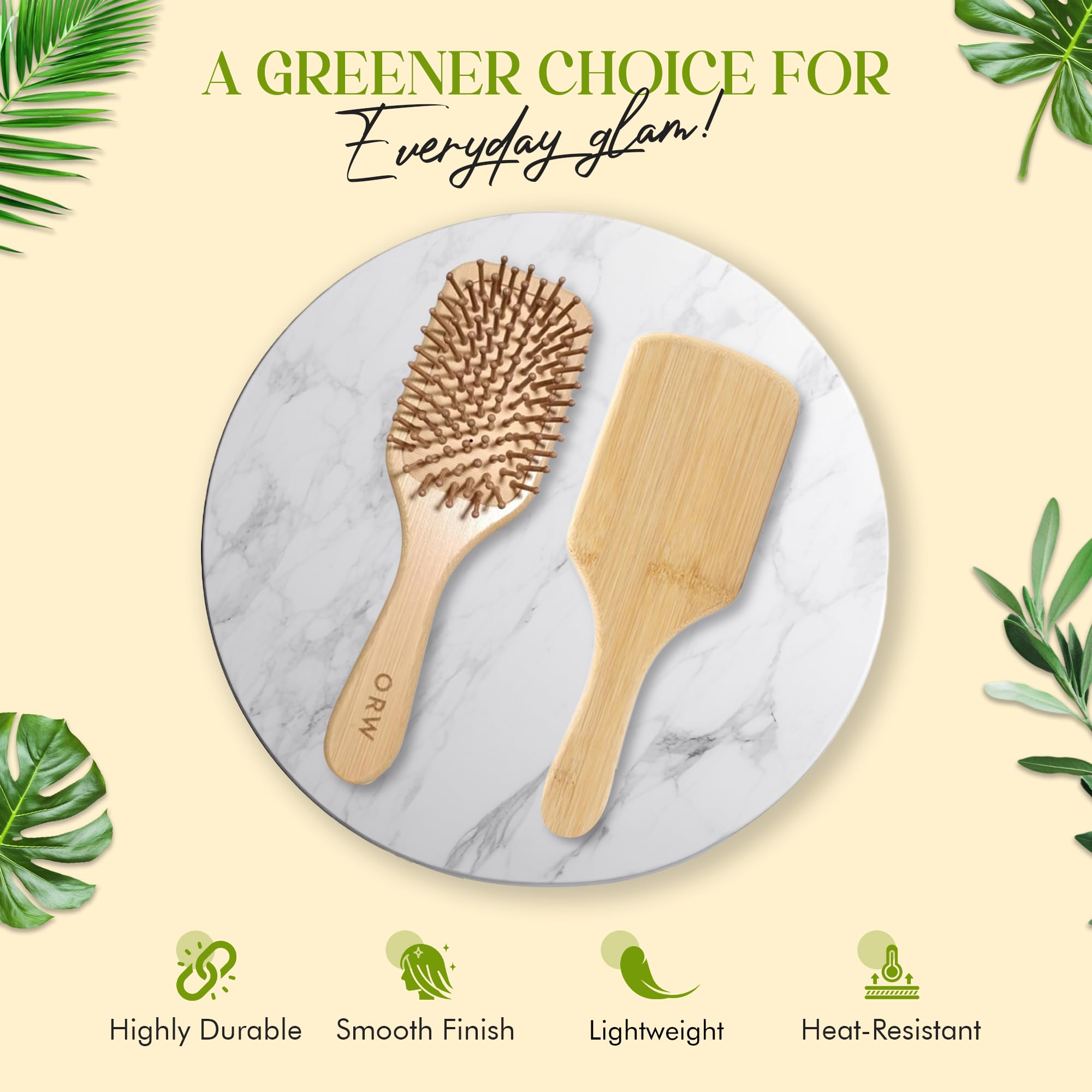 ORW OREN'S eco-friendly materials support sustainable hair care