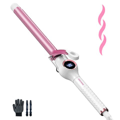 ORYNNE Ceramic Curling Iron with 3/4 inch barrel for tight curls and beach waves