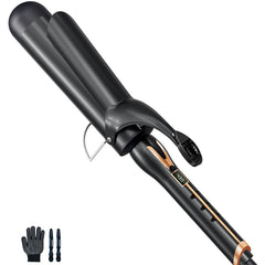 ORYNNE Curling Iron 2-Inch long-hair loose curls for natural volume.