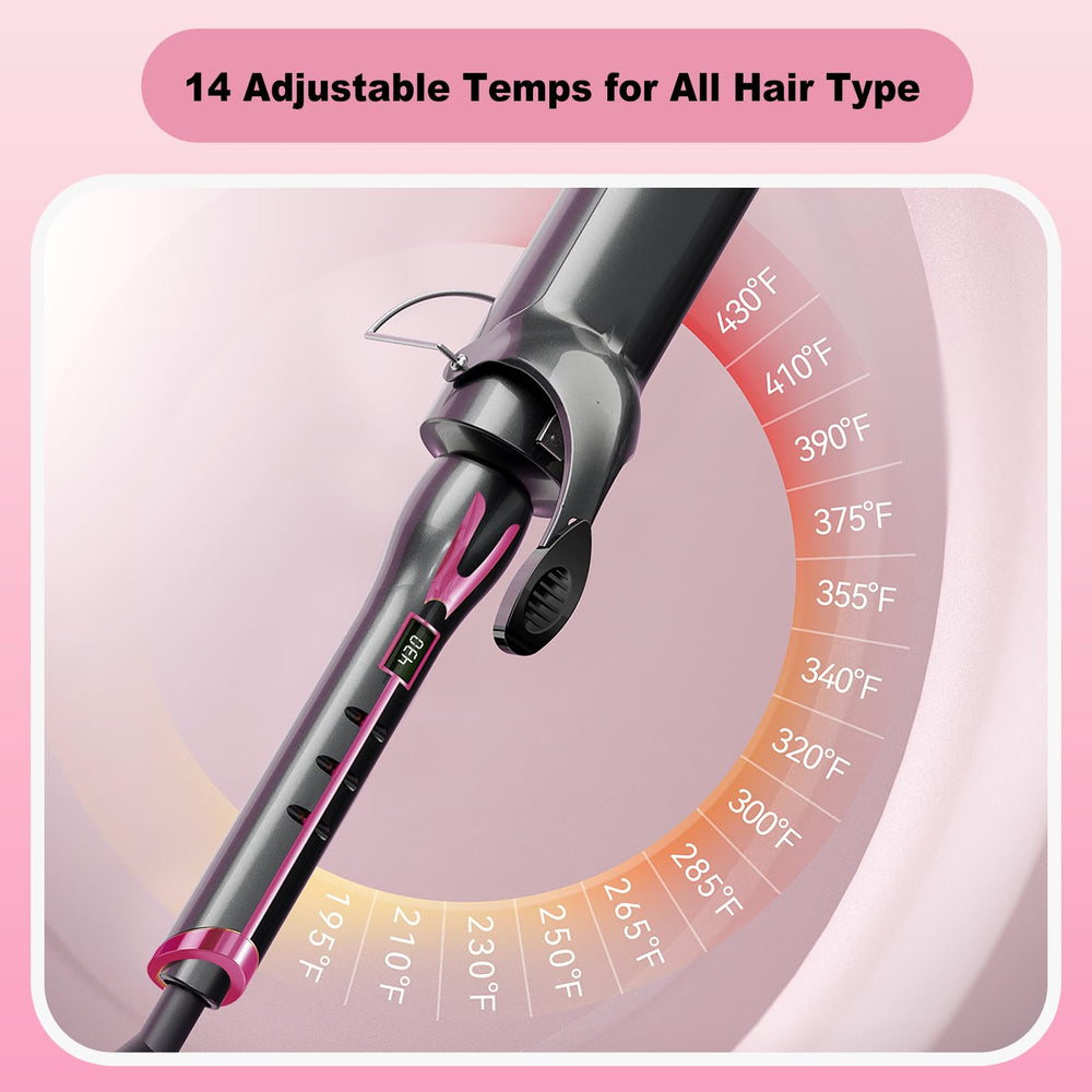 ORYNNE curling iron auto-off feature for safety and peace of mind